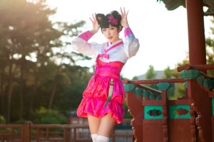 阿狸cos：这就是高丽风情九尾妖狐，你懂吗